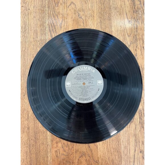 Leonard Bernstein "The Joy Of Christmas" Vinyl LP XSM 75090 Record Album - Picture 2 of 5